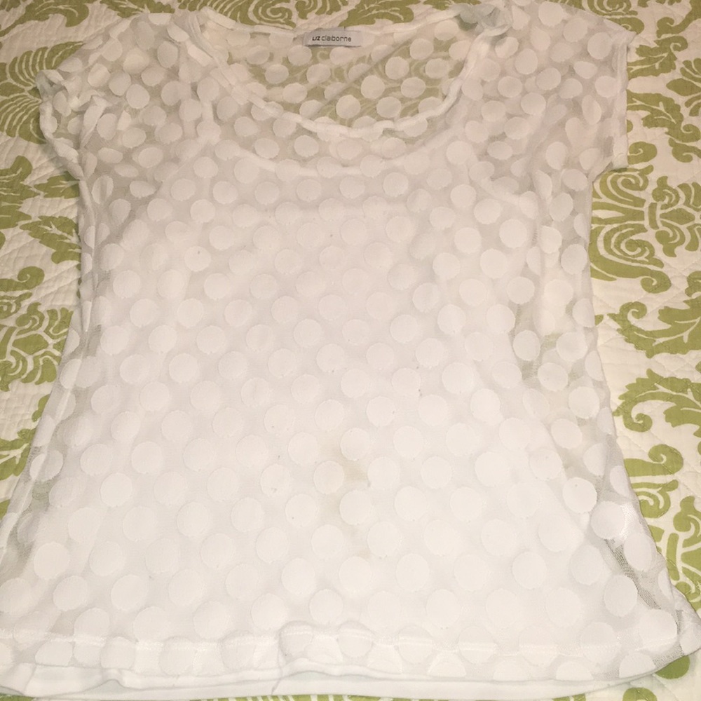 Liz Claiborne white top